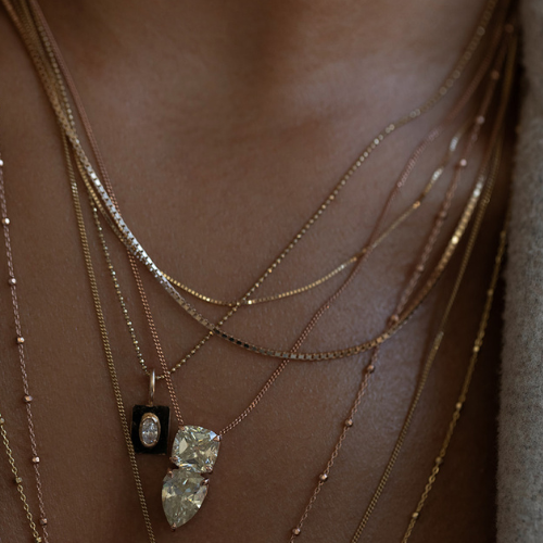 14K Hamilton Minimal Necklace