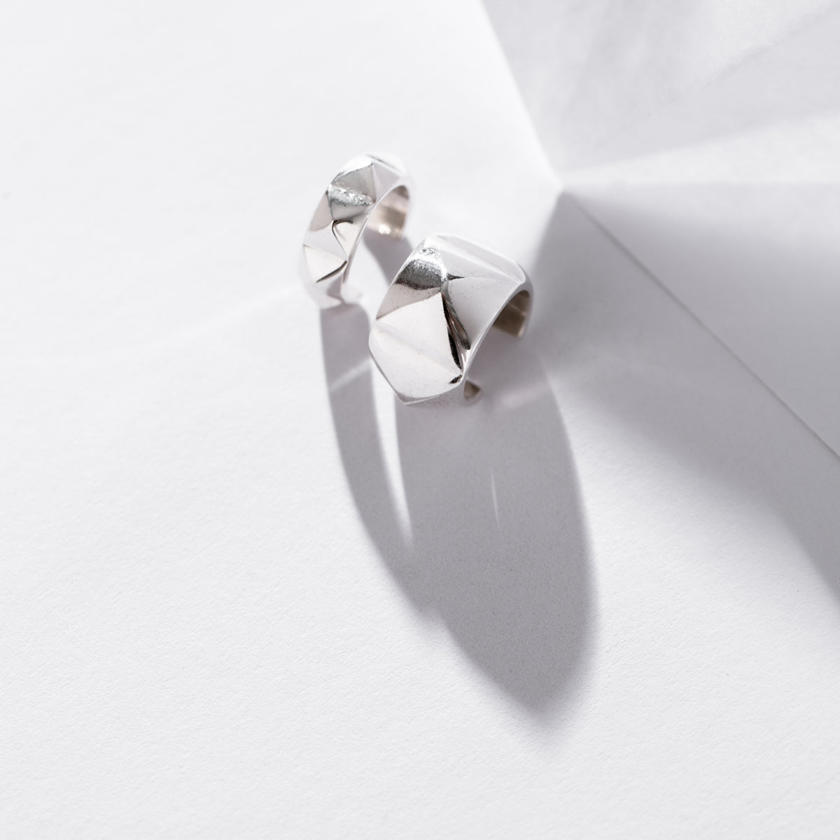 Bent Pyramid Ear Cuff