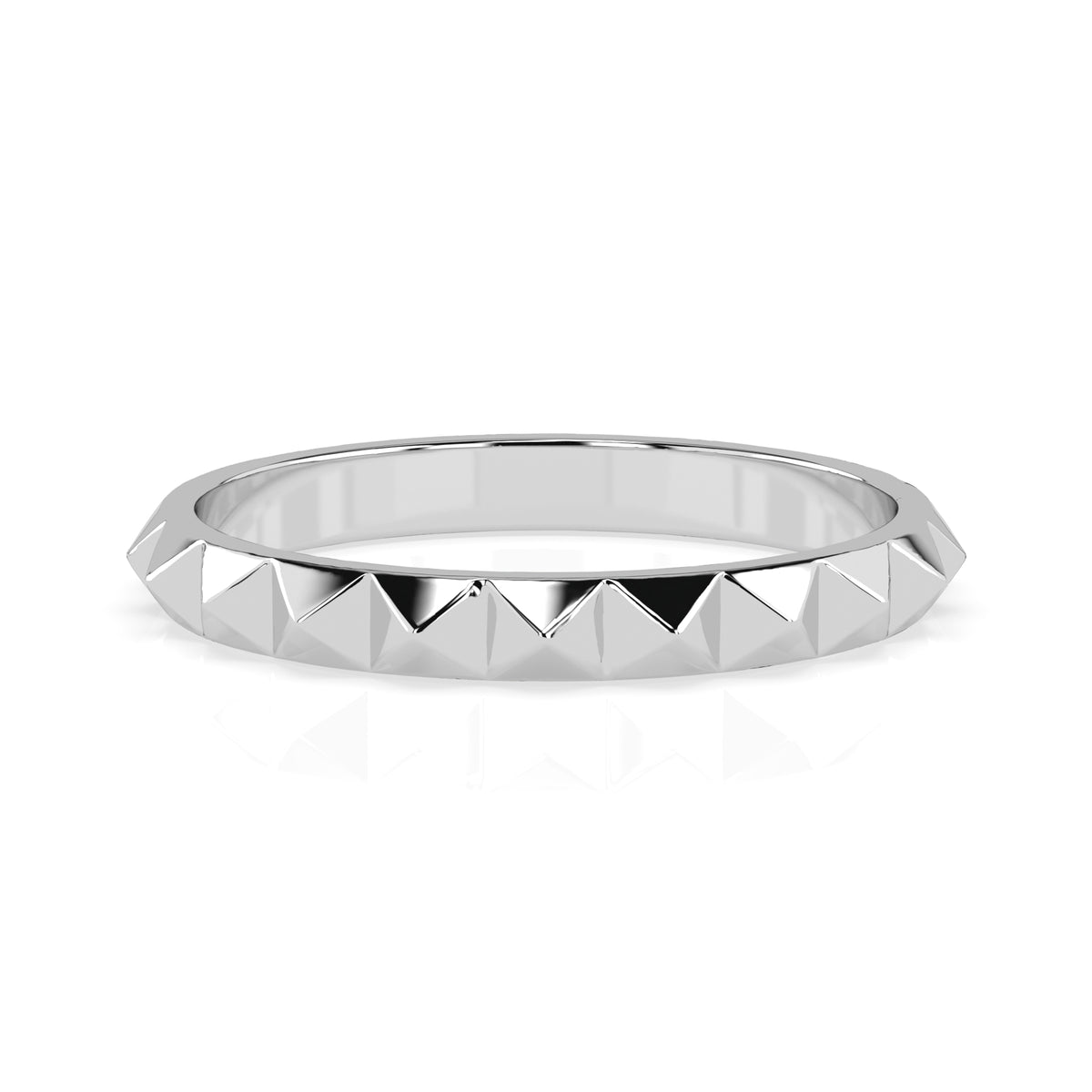 Bent Pyramid 2.5mm Ring