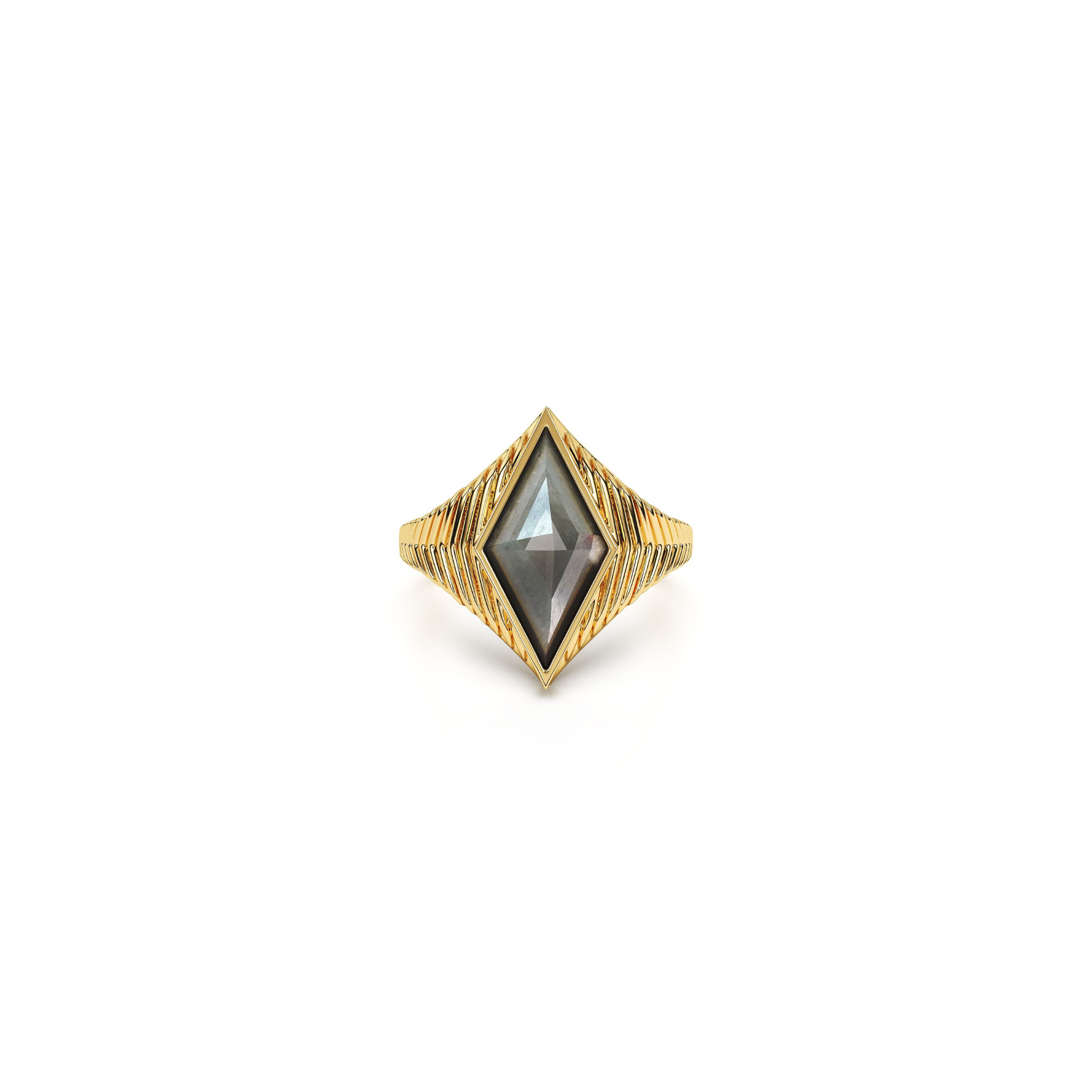 Mae Diamond Macy Ring Winslet Texture