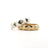 Bent Pyramid 4mm Ring