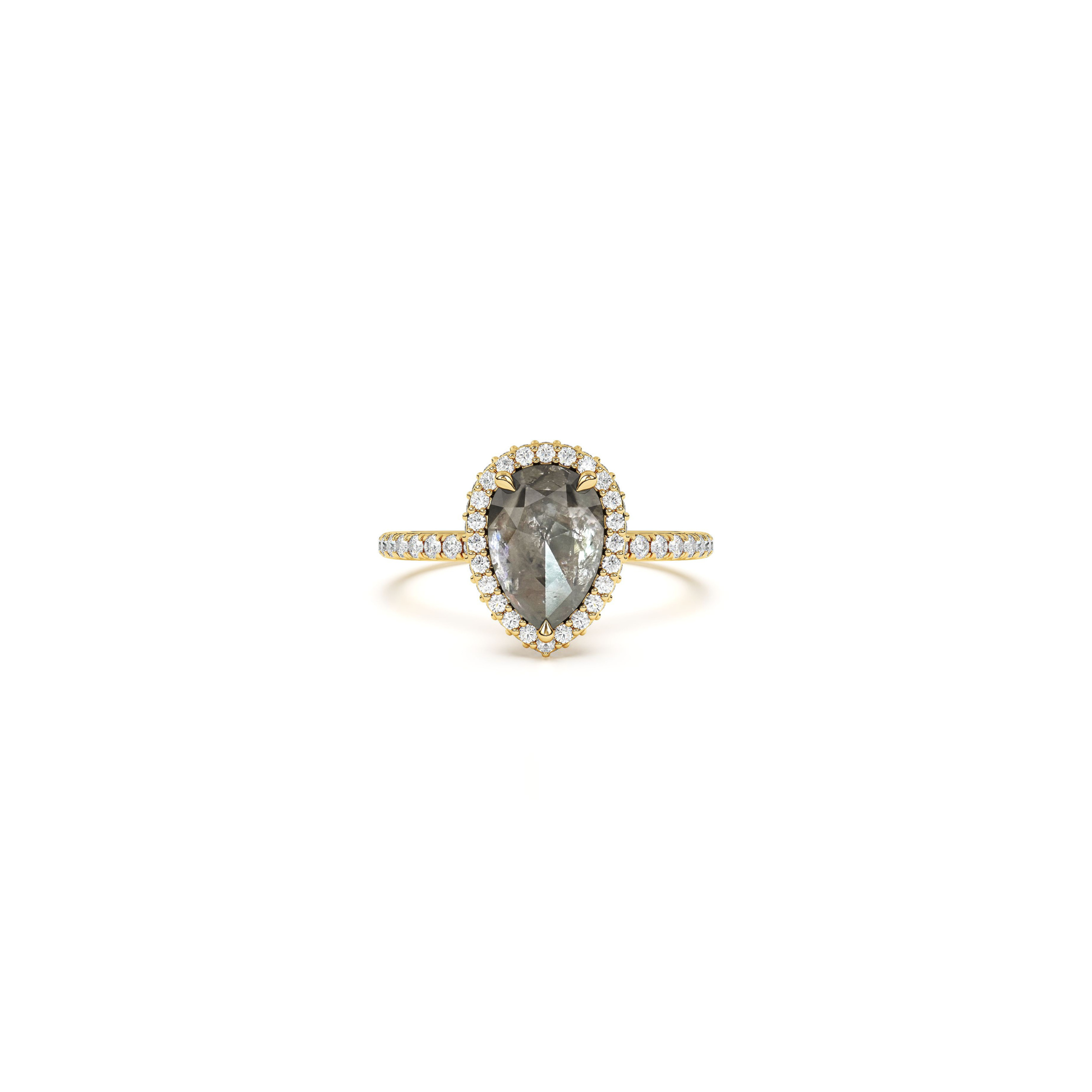 Sofia Diamond Pave Throne Brunswick Ring