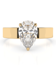 SAMPLE SALE - Diana CZ Ring 14KY size 6.5