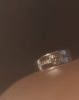 SAMPLE SALE - Della Diamond Gwenyth Ring 14KRose size 2.75