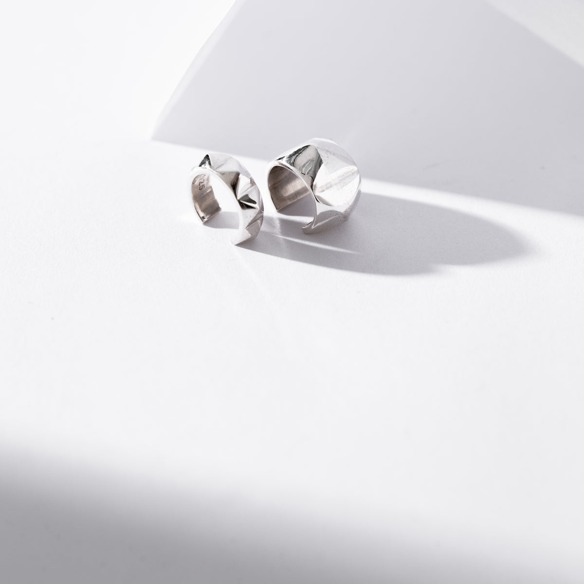 Bent Pyramid Ear Cuff